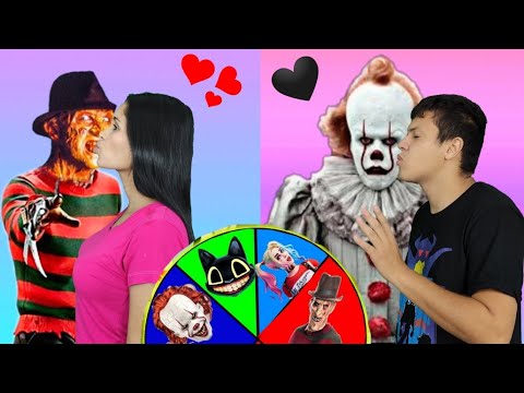 NÃO BEIJE O VILÃO ERRADO, IT A COISA, FREDDY KRUEGER , CORINGA E ALERQUINA  ÁS 3 HORAS DA MANHÃ