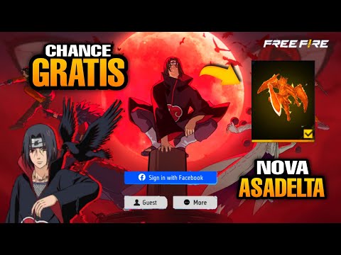 VAZOU 2º CAPITULO NARUTO! CHANCE DE PEGAR GRÁTIS AS NOVAS SKINS, ASADELTA, SUPER EMOTE E MAIS FF