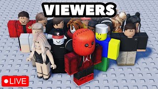 ROBLOX Games with VIEWERS | ROBLOX LIVE