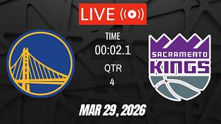 NBA LIVE! Golden State Warriors vs Sacramento Kings  I March 29, 2026 Warriors vs Kings 2K Live