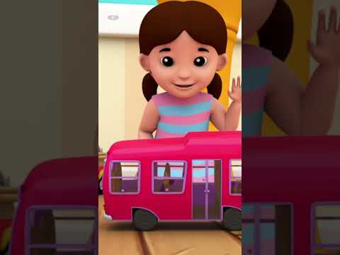 Wheels on the Bus #shorts #trending #nurseryrhyme #viralvideo #cartoon #kidsmusic