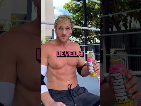 Logan Paul steps up the levels! #drinkprime #loganpaul #prime #wwe #wrestlemania #wrestling #shorts