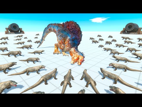 Dinosaurs and Reptiles: Battle With 10 Levels Of Komodo Dragons| ARBS