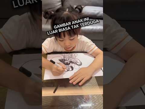 Pintar Sekali Menggambar Kamu Nak #shorts