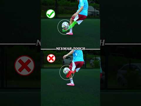 NEYMAR TOUCH TUTORIAL ⚽️.#football #footballskills #soccer #neymarskills #shorts