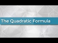 Understanding the Quadratic Formula