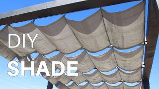 DIY Retractable Wave Shades for Pergola or Patio | How To