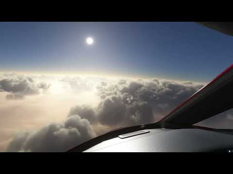 Stormy flight to New York | Microsoft flight simulator