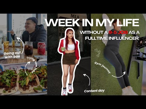 WEEK in my LIFE as a INFLUENCER without a 9-5 JOB