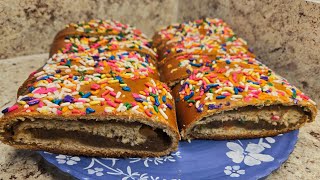 Como hacer pan relleno con camote 