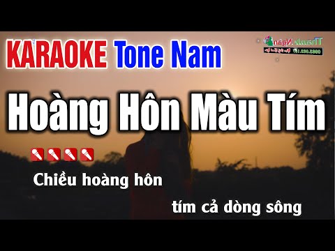 Hoàng Hôn Màu Tím Karaoke Tone Nam ( Nhạc Chuẩn ) – Organ Thanh Ngân