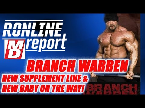 How Branch Warren Saw the 2023 Olympia & New Baby On the Way! Plus Supplement Line!  Ronline Report