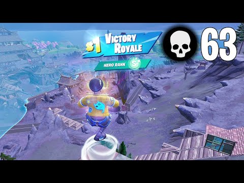 63 Elimination Solo Vs Squads Wins (Fortnite Chapter 6 PS4 Controller Gameplay)