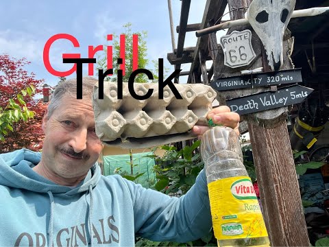 Improvisierter Grillanzünder