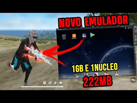 NOVO EMULADOR PARA PC FRACO 1GB SEM PLACA DE VIDEO 32 E 64 BITS PC NOTEBOOK FRACO