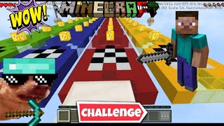 Minecraft lucky block race challenge| Minecraft gameplay