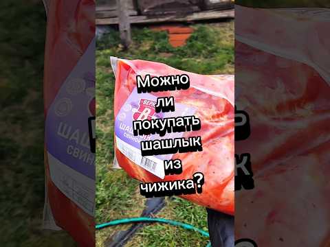 Можно ли покупать шашлык из чижика? #обзореды #шашлык #чижик #мангал #обзорпродуктов