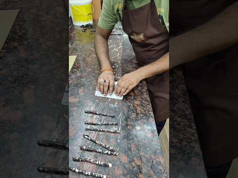 Chocolate Garnish | Chalo Aj Chocolate Sigar Bana Te Hai #shorts