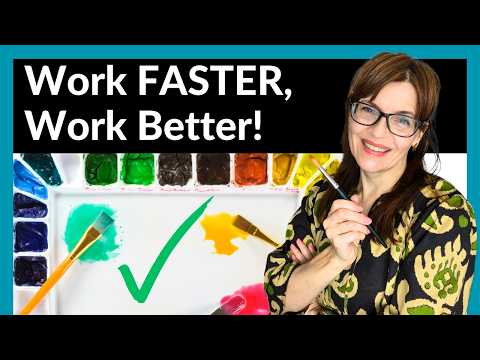 Faster, Better Watercolor Painting in 10 Easy Tips!