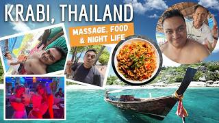 Massage, Food & Night Life in Krabi | Solo Trip in Krabi, Thailand | Cheapest Beach Destination