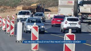 Budované SSÚD Poruba u silnice I/35 a dálnice D48 / Olomoucký, Moravskoslezský a Zlínský kraj