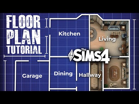 Sims 4 FLOOR PLAN TUTORIAL - Sims 4 Building Masterclass Ep. 1 | Kate Emerald