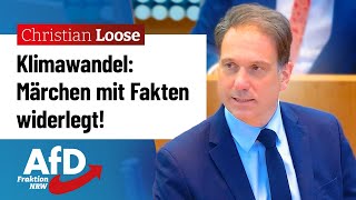 Klimawandel: Märchen mit Fakten widerlegt! – Christian Loose (AfD)