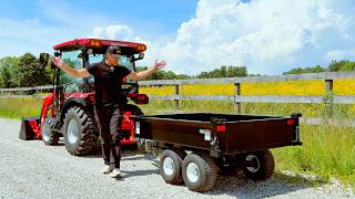 OVERBUILT & UNDERPRICED! HYDRAULIC DUMP TRAILER FOR TRACTORS