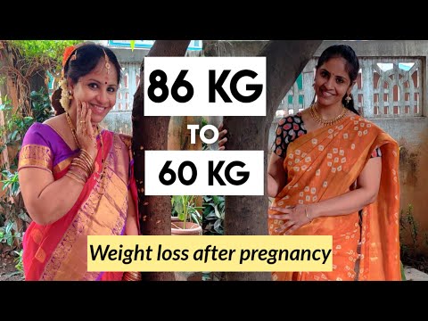 86 Kg to 60 Kg?| My weight loss journey after pregnancy in 30 days |My diet and Workout |Weight loss