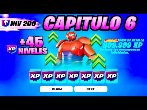 MAPA de XP (+10 NIVELES) Como SUBIR RAPIDO de NIVEL en FORTNITE *CAPITULO 6* BUG de XP, MAPAS DE XP