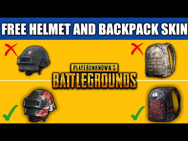 Download How To Get Free Helmet And Backpack Skin In Pubg Mobile ! Free