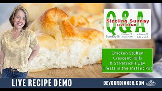 Luck, Laughs and Live Cooking! Join me for a St. Patricks Recipe Demo ~ Instant Pot and Oven Baked