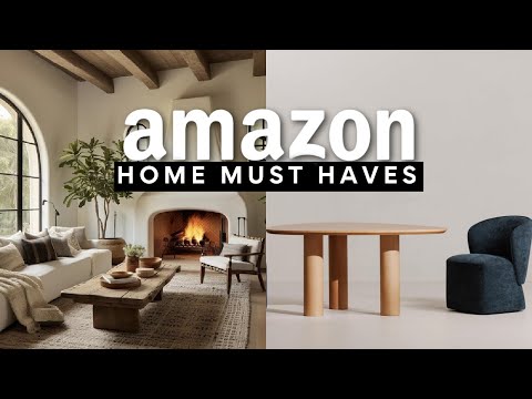 AMAZON HOME MUST HAVES! INTERIOR DESIGN TRENDS 2025!