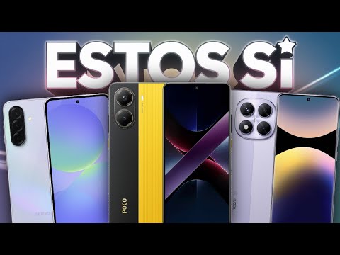 Top 7 MEJORES telefonos celulares CALIDAD-PRECIO para COMPRAR en 2025