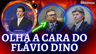 Durante o voto do Fux Flávio Dino é Flagrado com cara de poucos amigos