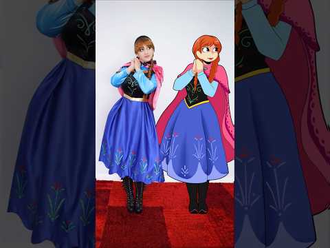 ANA - FROZEN 2D VS 3D ❄️ #JOCYCOSPLAY #COSPLAY