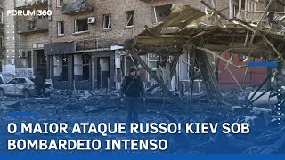O Maior Ataque Russo! Kiev Sob Bombardeio Intenso