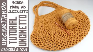 Borsa Mare all’Uncinetto “Marea” – Tutorial Facile e Veloce (Schema Originale)