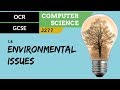 Environmental Issues in Computer Science