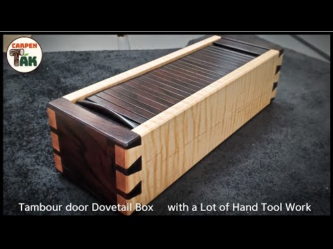 ⚡ Completed with 60 hours of effort and focus / Making a handmade dovetail box / Woodworking