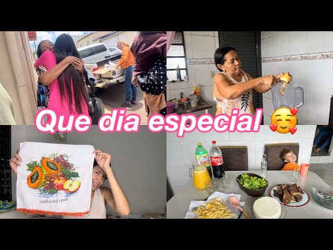 ELAS CHEGARAM 🥹 QUE DIA ESPECIAL MINHA VÓ NA MINHA CASA PELA PRIMEIRA VEZ 🥰