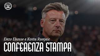 Ebosse e Runjaic in conferenza stampa | Udinese 1-2 Lazio
