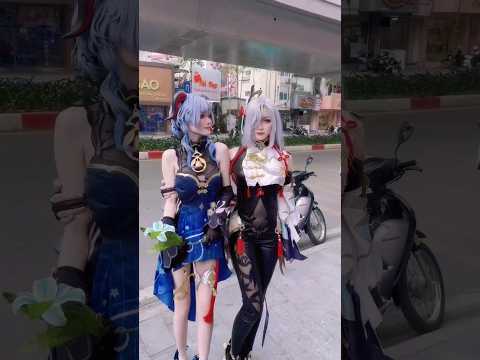 Vì cô ấy dịu dàng hơn em😍#awai #cosplay #cosplayers #shenhe #ganyu #genshinimpact #shorts #cosplayer