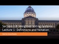Voting Systems and Legislative Processes