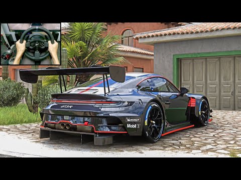 785HP Porsche 911 GT3 R - Forza Horizon 5 | Thrustmaster T300RS gameplay