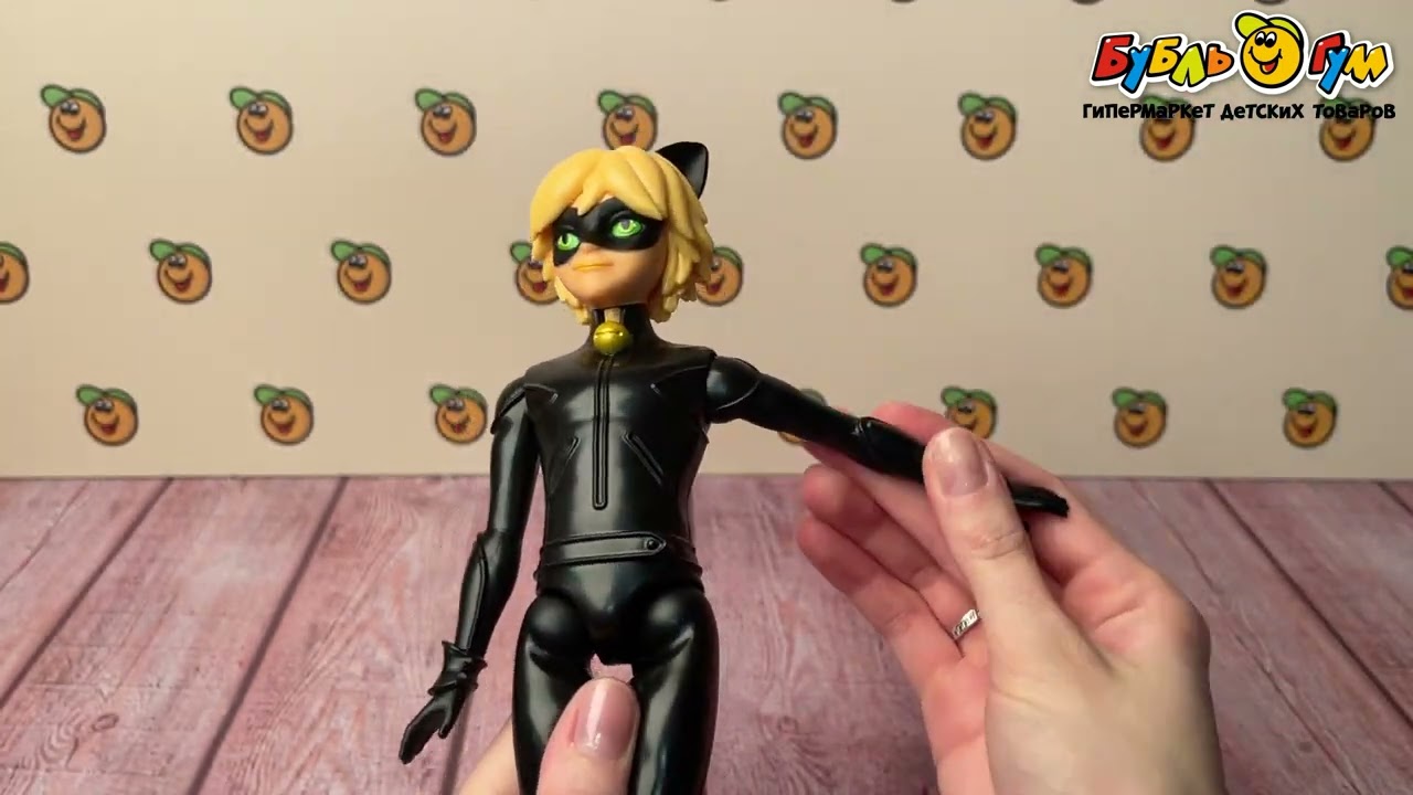 Кукла Miraculous Value Леди Баг и Супер-кот Кот Нуар 27см  - видео Кукла Miraculous Value Леди Баг и Супер-кот Кот Нуар 27см  - видео