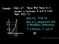 Intermediate Value Theorem Concepts