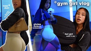 Gym Girl Vlog: glutes workout, hot girl walks, groceries (day in the life)