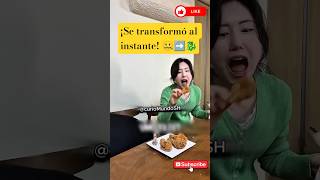 ¡Se transformó al instante! 🤐➡️🐉