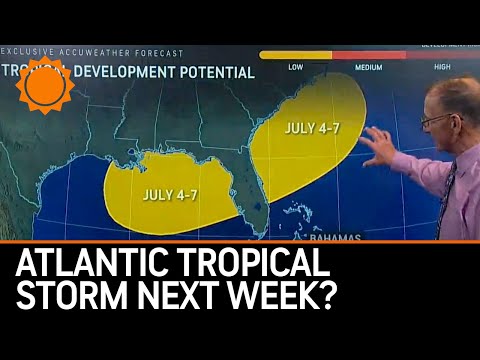 Jun. 27: Could there be an Atlantic Tropical Storm July 4th Week?